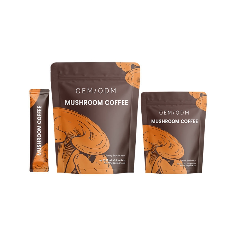Wholesale Instant Mushroom Coffee Powder For  Diet Coffee