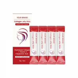 Wholesale Skin Whiten Collagen Jelly Stick Organic Food Supplements For Skin Nail and Hair Growth